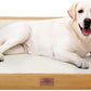 Comfort Expression Jumbo Dog Beds Orthopedic Foam, Waterproof Dog Beds for Jumbo Breed Dogs, PV Washable Dogs Sofa Couch with Removable Cover & Non-Slip Bottom(Khaki)