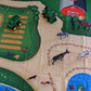 Farm Play Mat for Farm Toys | Foldable Solution |Large Size 57” x 57” | Farm Animals | Tractor Play| Activity Mat | by Play Mat Factory