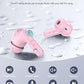 Wireless Earbuds, Bluetooth 5.4 Headphones Bass Stereo, Ear Buds with Noise Cancelling Mic, IP7 Waterproof in Ear Earphones, 36H LED Display Bluetooth Earbuds for Laptop Pad Phones Sports, Pink