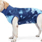 Surgery Suit for Dogs Medium Large Dogs Recovery Tie Dye Shedding Suit for Abdominal Wounds, Shedding, Prevent Licking XXL Blue2