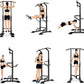 sogesfurniture Tower Adjustable Height Pull Up and Dip Station Multi-Function Home Strength Training Fitness Workout Station Sturdy Chin-Up Bar Stand Dip Station
