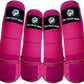 Horse Medicine Brushing Boots Leg Wraps Protection Gear Set of 2 and Set of 4 in 14 Colors
