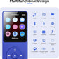 AGPTEK A02 MP3 Player with Bluetooth 5.3, 1.8 inch Screen Portable Music Player with Speaker, FM Radio, Voice Recorder, Supports Expanded Up to 128GB(Blue, 32GB)