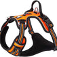 TRUE LOVE Dog Harness No Pull Nylon Reflective Pet Harness Adjustable Comfortable Control Step-in Brilliant Colors Truelove TLH56512 XS Orange