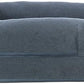 Furhaven Cooling Gel Dog Bed for Large Dogs w/ Removable Bolsters & Washable Cover, For Dogs Up to 95 lbs - Sherpa & Chenille Sofa - Orion Blue, Jumbo/XL