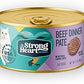 A Strong Heart Canned Wet Cat Food, Chicken, Beef and Salmon Variety Pack - 3 oz Cans (Pack of 24), Made in The USA with Real Chicken, Beef and Salmon