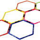 Yes4All Hex Agility Rings/Speed Rings with Carrying Bag – Hexagon Rings, Agility Hurdles for Agility Footwork Training