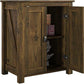 Pemberly Row 10/20 Gallon Aquarium/Terrarium Stand in Rustic