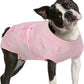 FUAMEY Recovery Suit for Dogs After Surgery,Soft Breathable Dog Bodysuit E-Collar & Cone Alternative Surgical Suit,Male Female Dog Neuter Spay Suits Anti Licking Wounds Onesie Pink Tie Dye L