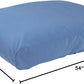 K9 Ballistics Tough Rectangle Pillow XL Dog Bed - Removable Cover, Washable, Durable & Water Resistant Dog Bed Made for X-Large Dogs 54"x38", Blue Quartz