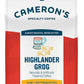 Cameron's Coffee Roasted Ground Coffee Bag, Flavored, Highlander Grog, 12 Ounce, Pack of 6