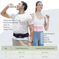 Running Belt with 400ml Soft Flask, Extension Strap & Phone Holder, Adjustable Running Fanny Pack with Gym Towel, Waterproof Belt Bag for Women Men for Jogging Hiking Marathon