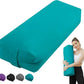 Rectangular Yoga Bolster Pillow, Meditation Pillow for Yin & Restorative Yoga, Filled with Wasted Sponge