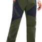MAGCOMSEN Men's Snow Ski Pants Fleece Lined Water Resistant Winter Pants with 4 Zip Pockets for Snowboard Hiking Outdoor