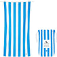 Dock & Bay Quick Drying Towel - for Sports & Gym - Compact, Lightweight - 100% Recycled - Includes Bag - Cabana - Set of 6, Extra Large (200x90cm, 78x35)