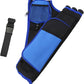 3-Tubes Hip Quiver Waist Hanged Archery Arrow Carry Bag with Pockets Adjustable Belt for Hunting, Target Practice, and Outdoor Shooting, Fits Both Youth and Adults