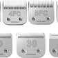 7PCS Dog Grooming Blades Compatible with Andis Dog Clippers,Dog Clipper Blades Compatible with Oster A5,Wahl km10 Dog Clippers for Animal Dog Cat Horse,Stainless-Steel Blade Sharp