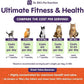 Dr. Bill’s Feline Ultimate Fitness & Health | Cat Multivitamin Powder - Daily Supplement | Weight Control, Joint, Brain, Heart & Immune Support | Omega 3s, Collagen, B Vitamins, Taurine, Amino Acids
