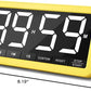 VOCOO Digital Kitchen Timer with 7.8” Extra Large Display, Magnetic, 3 Brightness, 4 Alarms and 3 Volume Levels, Battery Countdown Count Up Timer for Cooking, Classroom, Home Gym (Yellow)