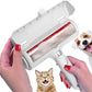Nado Care Pet Hair Remover Roller - Lint Roller for pet Hair - Self Cleaning Dog & Cat Hair Remover - Remove Dog, Cat Hair from Furniture, Carpets, Bedding, Clothing and More. White
