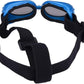 Outdoor Dog Sunglasses Anti-UV Eye Protection Goggles Waterproof Windproof Anti-Fog for Small Pet Puppy Cat (Blue)