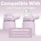 Chill Oasis Water Bottle | Compatible With Popular Flavor Cartridges | BPA Free, Leak Proof, Double-Walled Vacuum Insulated Stainless Steel, and Dishwasher Safe | Cold for 24 Hours (Lavender, 12oz)