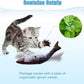 TOOGE 2 Pack 9" Floppy Fish Cat Toys with SilverVine and Catnip for Indoor Cats Interactive Flopping Fish Cat Kicker Catnip Toys for Cats Puppy Small Dogs (Salmon + Rainbow Trout)
