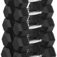 PAPABABE Hex Dumbbell Set, 45-135 lb Rubber Encased Home Gym Dumbbells, Weights Dumbbells Set for Women & Men, Hand Weight with Anti-Slip Grip