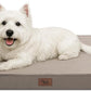 Outdoor Dog Bed for Small Dogs, Waterproof Dog Crate Bed for Small Dogs, Orthopedic Egg Crate Foam Puppy Beds with Washable and Removable Oxford Cover, Khaki