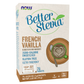 Now Foods BetterStevia French Vanilla 75 Packets Per Box - 6863 - 4 Pack
