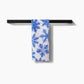 Snowy Days Blue Geometry Tea Towel