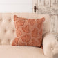 Fall Leaf Orange Stonewashed Throw Pillow