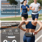Running Belt for Women and Men, Adjustable Fanny Packs No Bounce Phone Holder for Running with Water Bottle & Headband, Waterproof Reflective Waist Packs for Runner Fits All Phones (L-Gray)
