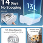 CATLINK 2025 Upgrade Automatic Cat Litter Box Self Cleaning for Multiple Cats with Mat, Double Odor Removal, Cat Litter Box for Cats from 3.5～22 lbs