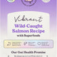 Vibrant Probiotic Dog Food Dry, Salmon, 18lb Bag, Allergy and Gut-Friendly Adult Kibble for Digestive Health with Wild-Caught Salmon, 20 Plant Based Superfoods, Grain x Poultry Free