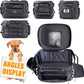 Motorcycle Dog Carrier, Portable Pet Carrier Pet Travel Bag Cat Carrier Bag for Harley Street Glide Road King Touring Trike Can Am with Luggage Rack Passenger Seat Load Capacity 20lb (Black)