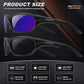 Polarized Sports Sunglasses for Men,TR90 Unbreakable Frame Sunglasses for Fishing Driving Cycling UV400 Protection