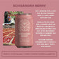 Rishi Tea Schisandra Berry Sparkling Botanicals Sparkling Water - Organic, Unsweetened, Zero Added Sugar, Caffeine Free, Real Plants, Virtus Botanicals - 12 oz (Pack of 12)