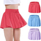 EXARUS Girls Butterfly Shorts Flowy Dance Skirt Cheer Skorts Athletic Tween Clothes Teen Preppy Outfits Flutter Kids