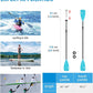 OCEANBROAD SUP Paddle - Adjustable Stand-Up Paddle for Paddleboard Kayak, Adjustable Aluminum Alloy Shaft with Reinforced Nylon Blades