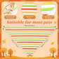 48 Pieces Fall Dog Bandanas Bulk Colorful Autumn Bandanas for Dogs with Polka Dot Stripe Wave Patterns for Pets Doggies Fall Autumn Thanksgiving Party Costume Accessories