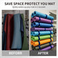 25" Yoga Mat Strap | Slap Band Holder for Carrying and Storage Mats | Rolled Scrunchie Yoga Essential Accessory