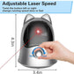 Cat Laser Toys for Indoor Cats, Random Trajectory Laser Cat Toy, Interactive Cat Toys for Bored Indoor Adult Cats/Kittens/Dogs (Silver)