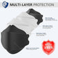 LEVENIS KN95 Face Masks 100 Pack, Breathable Comfortable and Disposable KN95 Mask, Black