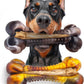 Dog Chew Toys for Aggressive Chewers, 2Pack Large Indestructible Dogs Bone Toy for Small Medium Breeds, Durable Tough Nylon Dog Chew Toys To Keep Them Busy, Puppy Teething Toy Bone, Beef&Bacon Flavor