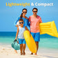 CAMEL CROWN Beach Tent UPF 50+ Sun Shelter for 2/3/5/6 Person, Lightweight Portable Sun Shade with Sand Anchor, Family Beach Day & Outdoor Adventures