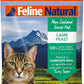 Feline Natural High Protein Dry Cat Food, Freeze-Dried Diet with 98% Meat, Organs & Seafood, No Peas, Grains, or Artificial Additives, Made in New Zealand, Lamb, 11oz