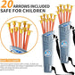 TEMI Bow and Arrow Set for Kids - Archery Toy Set - LED Light Up with Suction Cup Arrows, Target & Quiver, Indoor and Outdoor Toys for Children Boys Girls