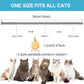 4 Pcs Cat Calming Collar Adjustable Lavender Scent Relaxing Cat Collar with 2 Pendant for Puppies Reduce Stress Aggression Anxious, up to 15 Inches(Grey, Silver)