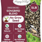 Songbird Blend Bird Food, Mix of Sunflower Seeds/Kernels, Safflower Seeds and Peanuts, 5 Pounds | No Grow Seed | Bird Seed for Wild Birds